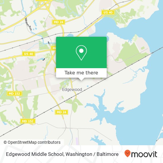 Edgewood Middle School map