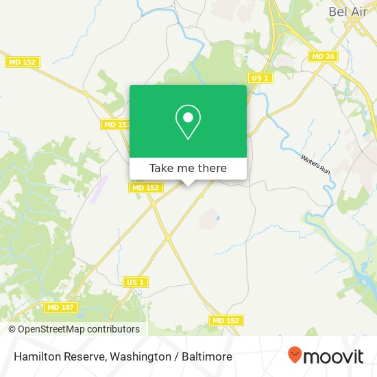 Hamilton Reserve map