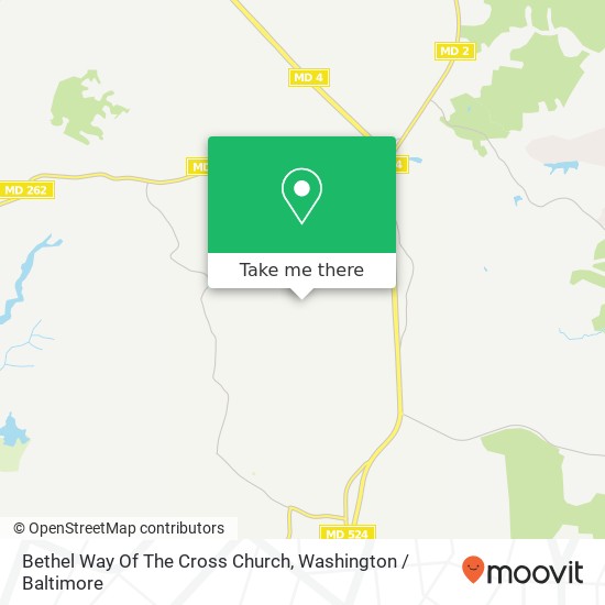 Mapa de Bethel Way Of The Cross Church