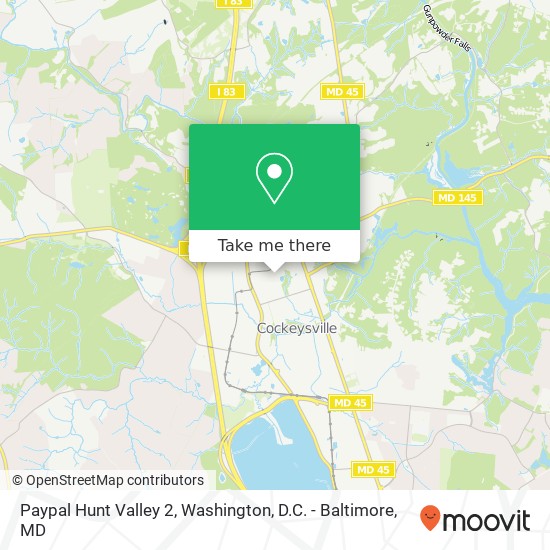 Paypal Hunt Valley 2 map