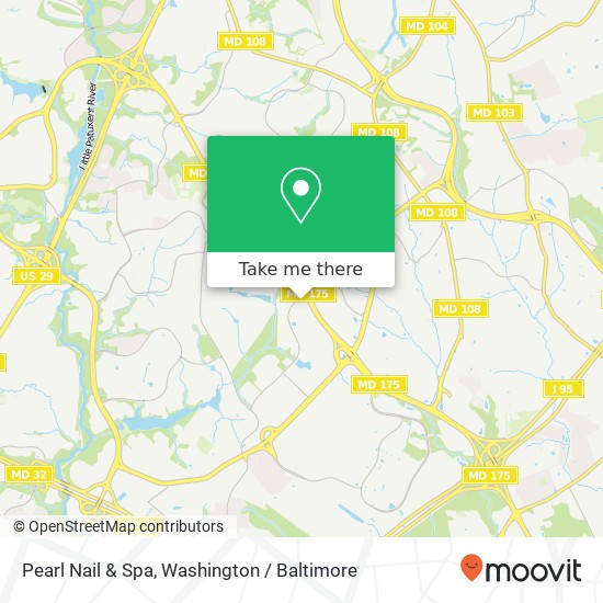 Mapa de Pearl Nail & Spa