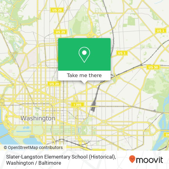 Slater-Langston Elementary School (Historical) map