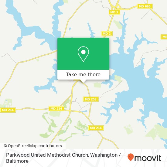 Mapa de Parkwood United Methodist Church