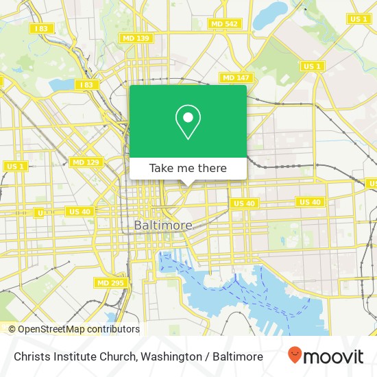 Christs Institute Church map