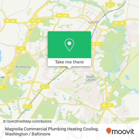 Mapa de Magnolia Commercial Plumbing Heating Cooling