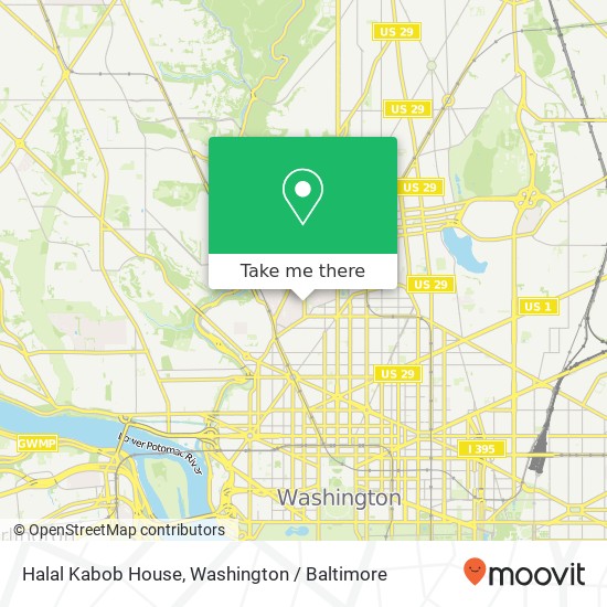 Mapa de Halal Kabob House