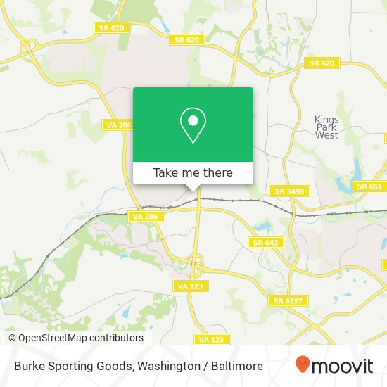 Burke Sporting Goods map