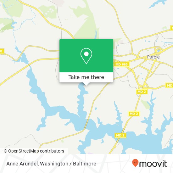 Anne Arundel map