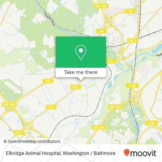 Mapa de Elkridge Animal Hospital