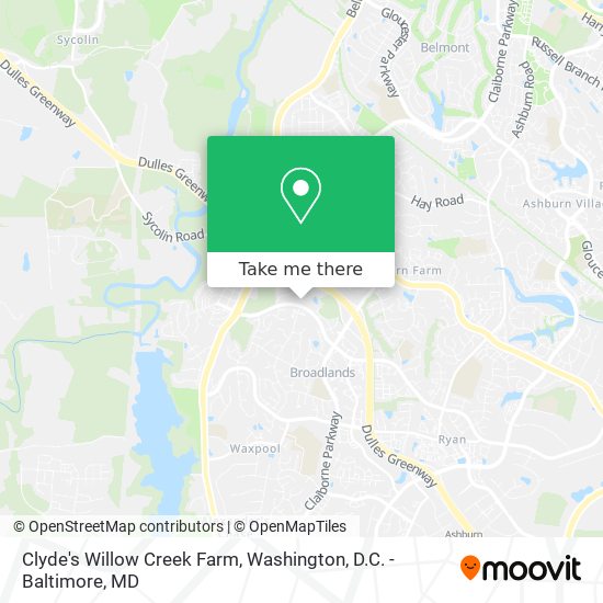 Clyde's Willow Creek Farm map