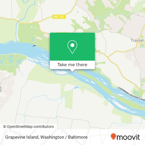 Grapevine Island map