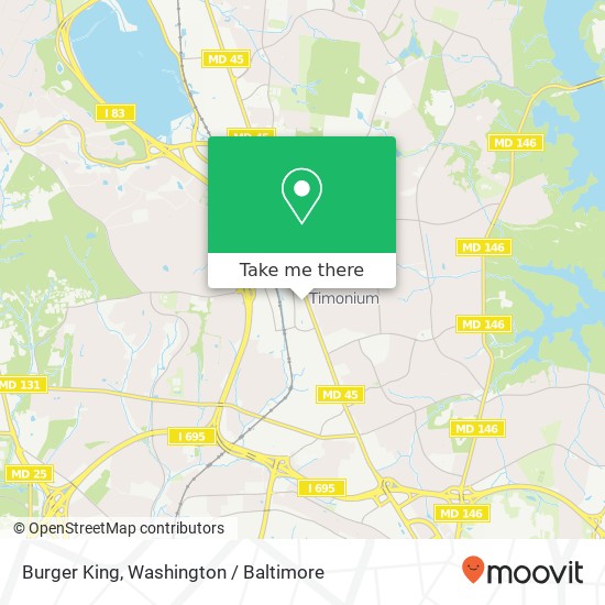 Burger King map