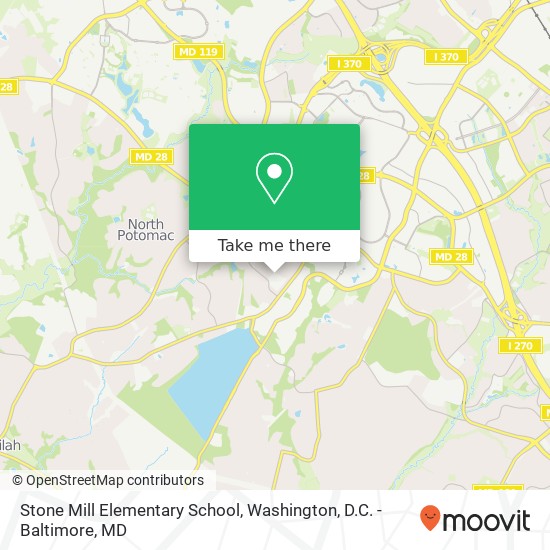 Stone Mill Elementary School map