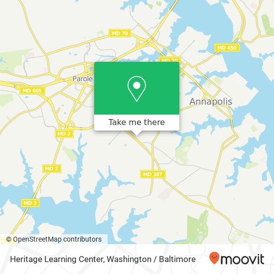 Heritage Learning Center map