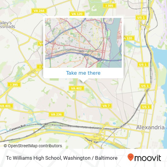 Mapa de Tc Williams High School