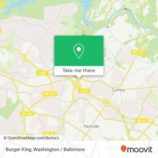 Burger King map