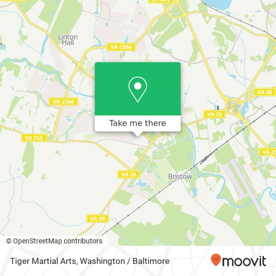 Tiger Martial Arts map
