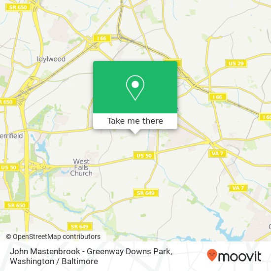 John Mastenbrook - Greenway Downs Park map