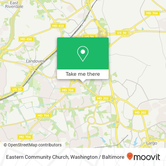 Mapa de Eastern Community Church