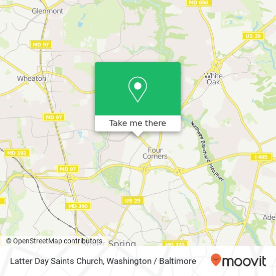 Mapa de Latter Day Saints Church