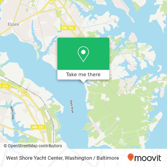 Mapa de West Shore Yacht Center