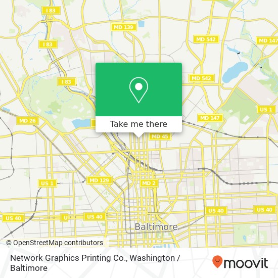 Mapa de Network Graphics Printing Co.