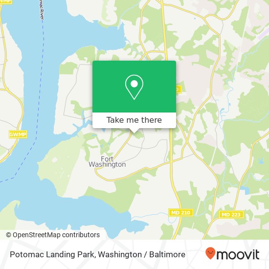 Mapa de Potomac Landing Park