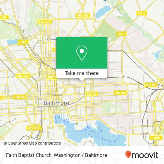 Mapa de Faith Baptist Church