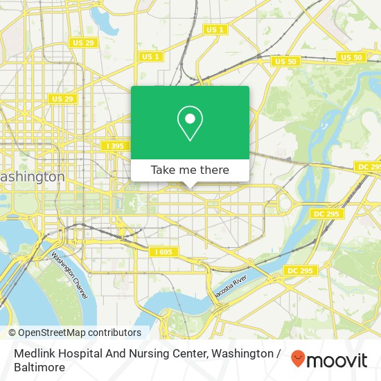 Medlink Hospital And Nursing Center map