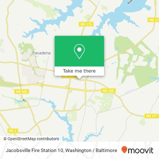 Mapa de Jacobsville Fire Station 10