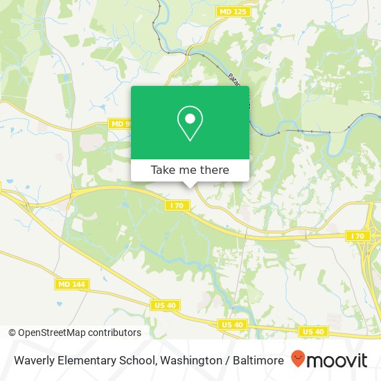 Waverly Elementary School map