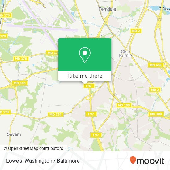 Mapa de Lowe's