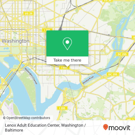 Lenox Adult Education Center map