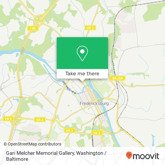 Gari Melcher Memorial Gallery map