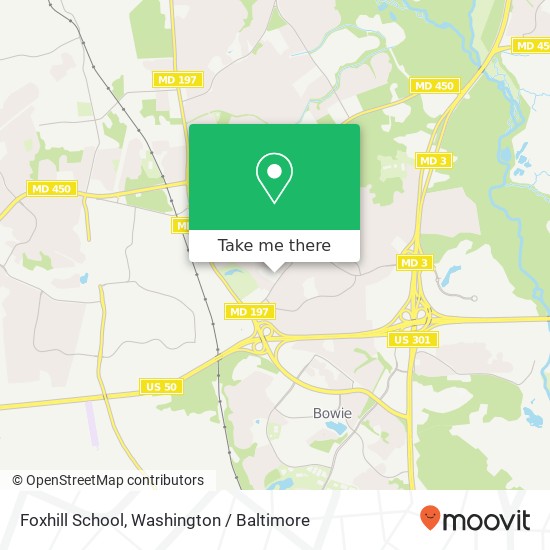 Mapa de Foxhill School