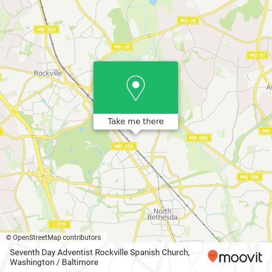 Mapa de Seventh Day Adventist Rockville Spanish Church