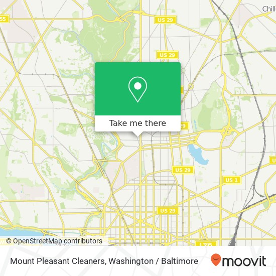 Mapa de Mount Pleasant Cleaners