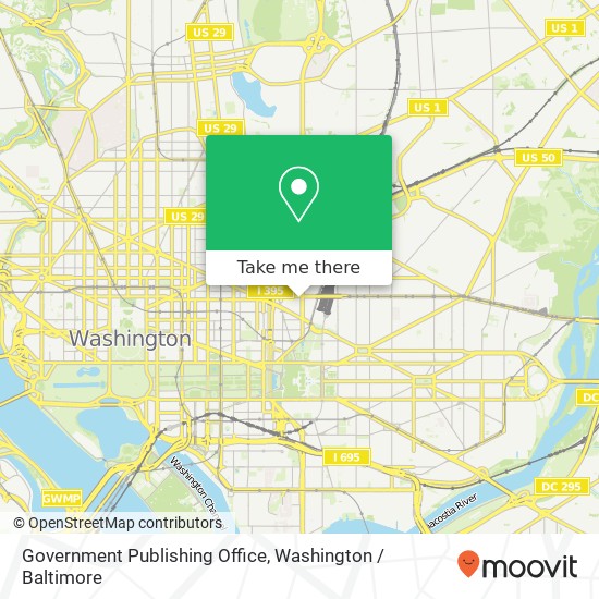 Mapa de Government Publishing Office