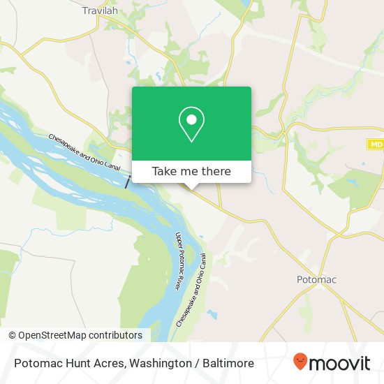 Mapa de Potomac Hunt Acres