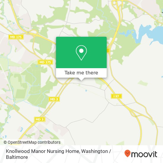 Knollwood Manor Nursing Home map