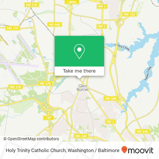 Holy Trinity Catholic Church map