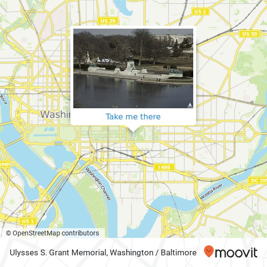 Ulysses S. Grant Memorial map