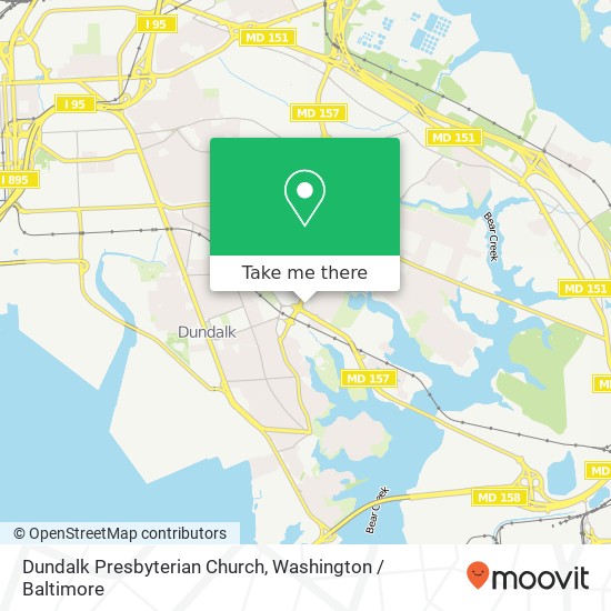 Mapa de Dundalk Presbyterian Church