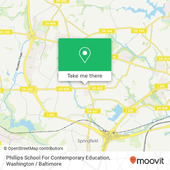 Mapa de Phillips School For Contemporary Education