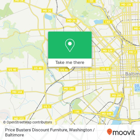 Price Busters Discount Furniture map