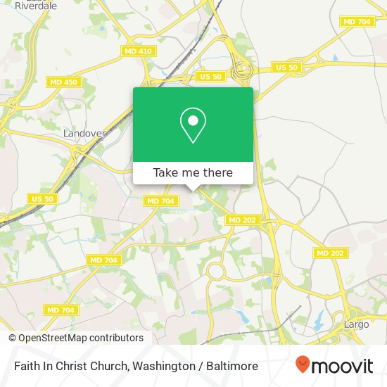 Mapa de Faith In Christ Church