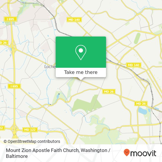 Mapa de Mount Zion Apostle Faith Church