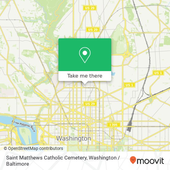 Mapa de Saint Matthews Catholic Cemetery