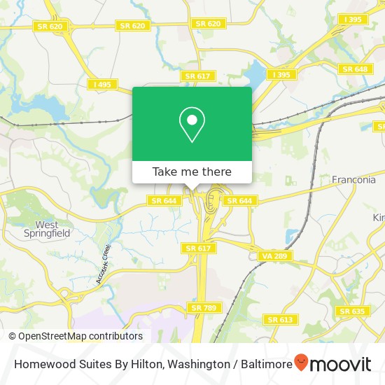 Homewood Suites By Hilton map