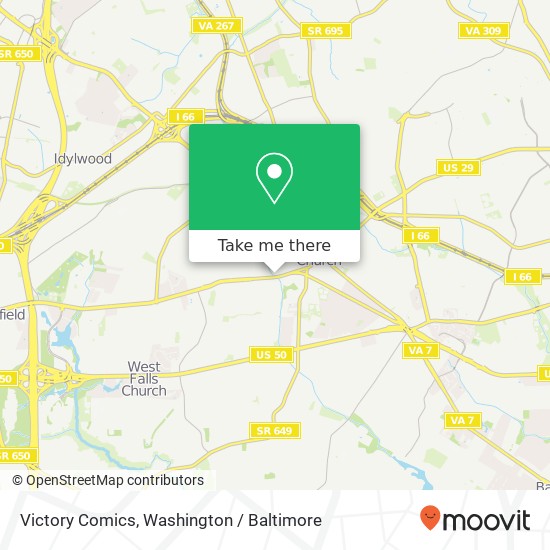 Victory Comics map